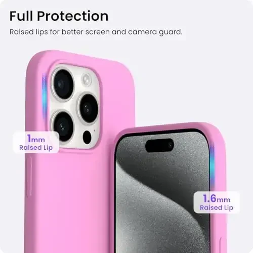 ORNARTO Compatible with iPhone 15 Pro Case 6.1