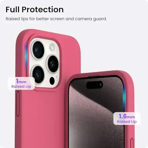 ORNARTO Compatible with iPhone 15 Pro Case 6.1