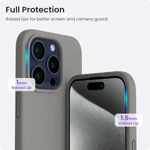 ORNARTO Compatible with iPhone 15 Pro Case 6.1