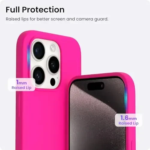 ORNARTO Compatible with iPhone 15 Pro Case 6.1
