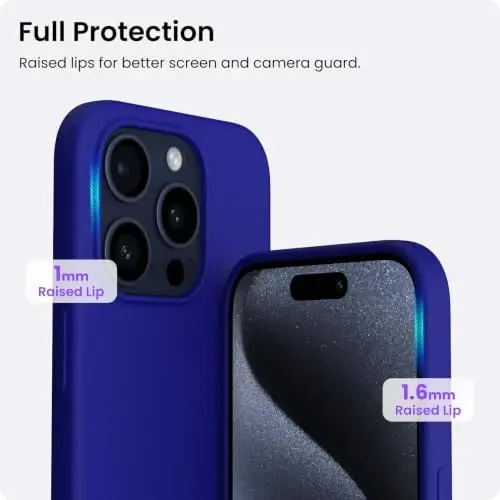 ORNARTO Compatible with iPhone 15 Pro Case 6.1