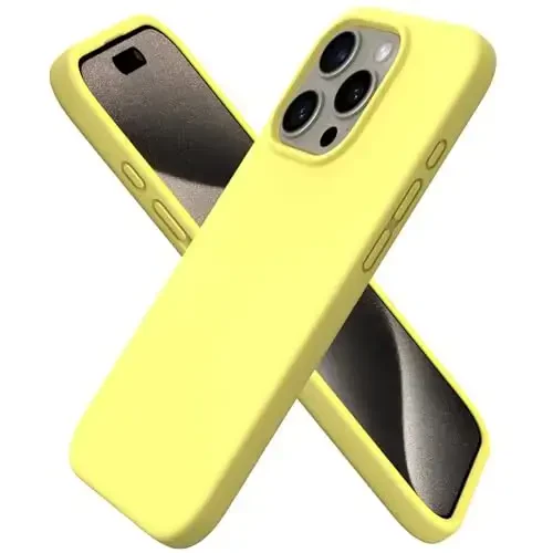 ORNARTO Compatible with iPhone 15 Pro Case 6.1