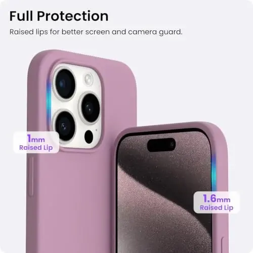 ORNARTO Compatible with iPhone 15 Pro Case 6.1