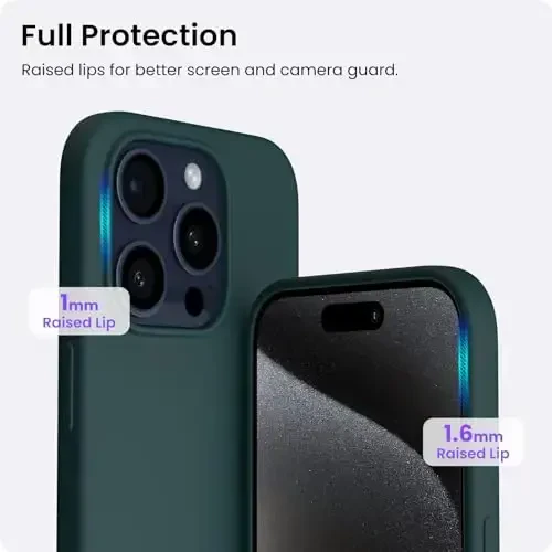 ORNARTO Compatible with iPhone 15 Pro Case 6.1