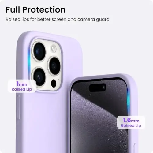 ORNARTO Compatible with iPhone 15 Pro Case 6.1