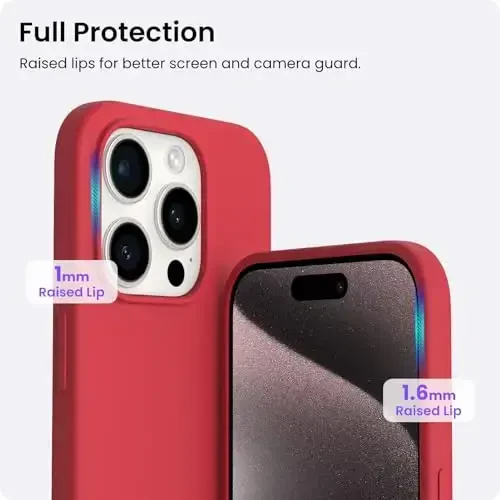 ORNARTO Compatible with iPhone 15 Pro Case 6.1