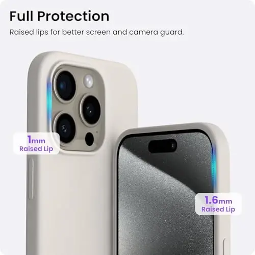ORNARTO Compatible with iPhone 15 Pro Case 6.1