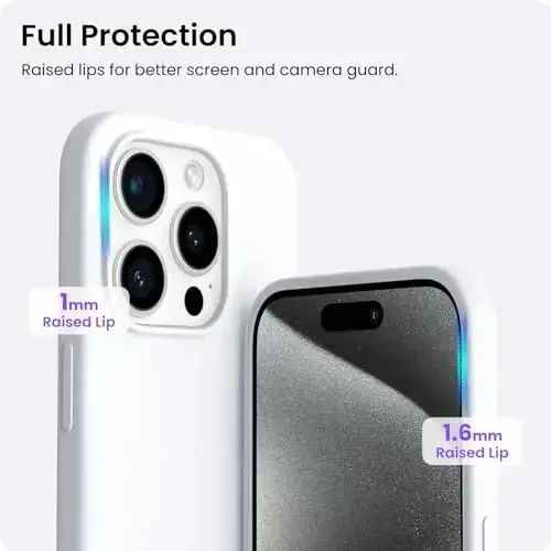 ORNARTO Compatible with iPhone 15 Pro Case 6.1