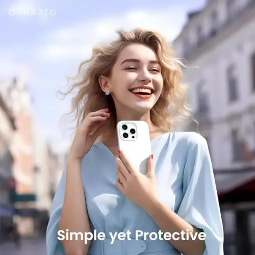 ORNARTO Compatible with iPhone 15 Pro Case 6.1
