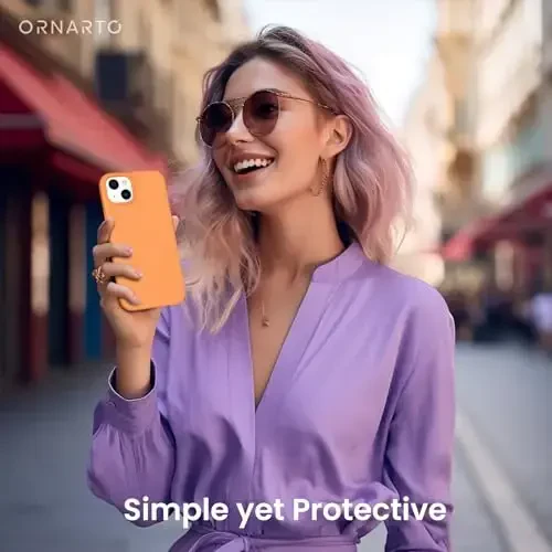 ORNARTO Compatible with iPhone 15 Plus Case 6.7