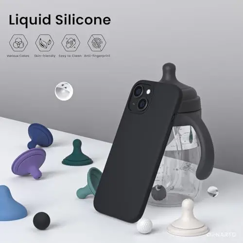 ORNARTO Compatible with iPhone 15 Plus Case 6.7
