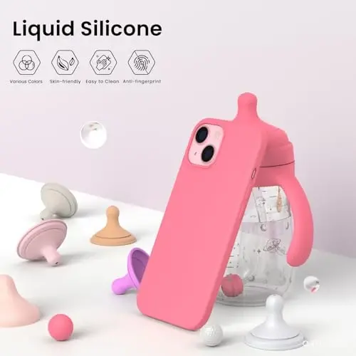 ORNARTO Compatible with iPhone 15 Plus Case 6.7