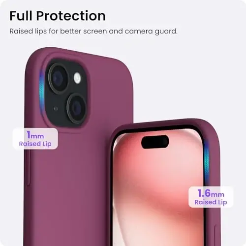ORNARTO Compatible with iPhone 15 Plus Case 6.7