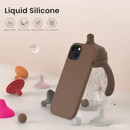 ORNARTO Compatible with iPhone 15 Plus Case 6.7