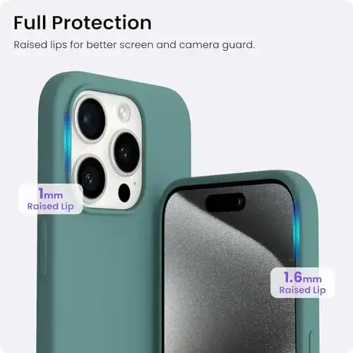 ORNARTO Compatible with iPhone 15 Pro Case 6.1