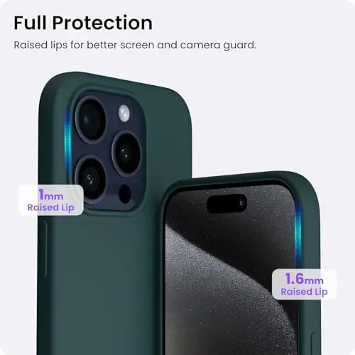 ORNARTO Compatible with iPhone 15 Pro Case 6.1