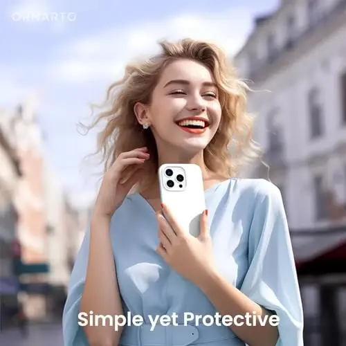 ORNARTO Compatible with iPhone 15 Pro Case 6.1