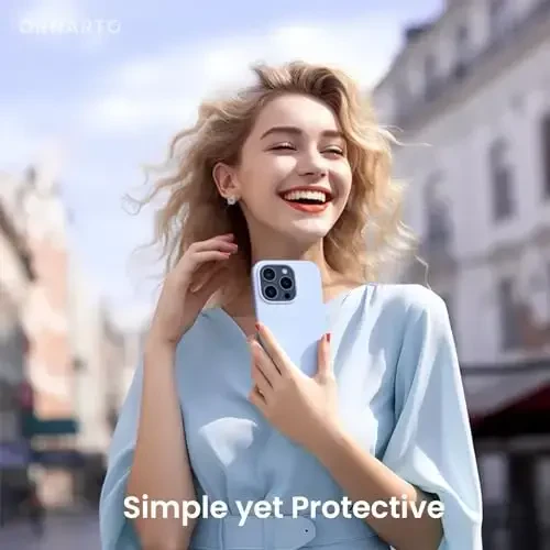 ORNARTO Compatible with iPhone 15 Pro Case 6.1