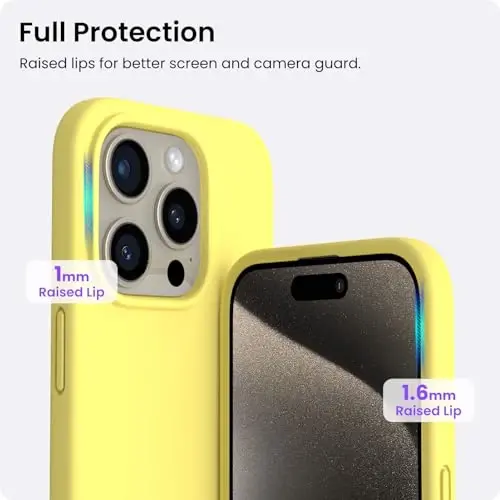 ORNARTO Compatible with iPhone 15 Pro Case 6.1