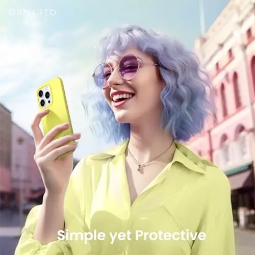 ORNARTO Compatible with iPhone 15 Pro Case 6.1