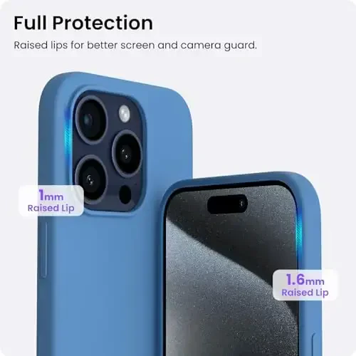 ORNARTO Compatible with iPhone 15 Pro Case 6.1