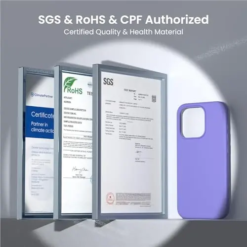 ORNARTO Compatible with iPhone 15 Pro Case 6.1