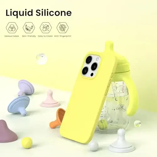 ORNARTO iPhone 15 Pro Case 6.1