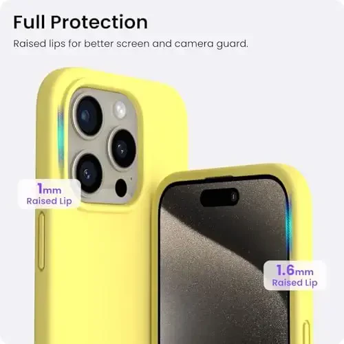 ORNARTO iPhone 15 Pro Case 6.1