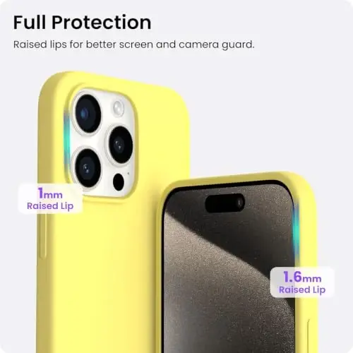 ORNARTO iPhone 15 Pro Case 6.1
