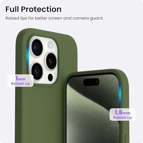 ORNARTO iPhone 15 Pro Case 6.1