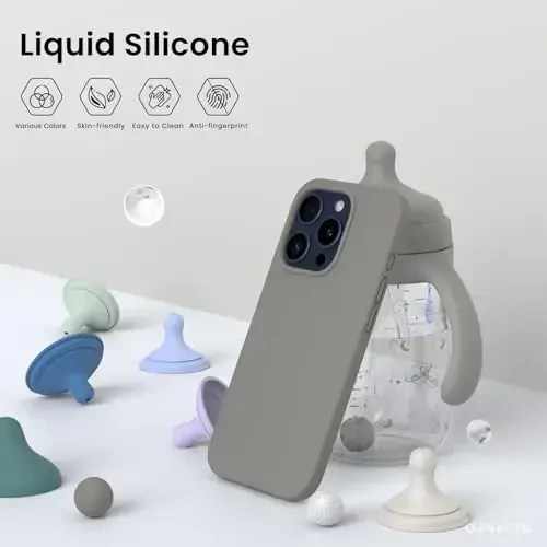 ORNARTO iPhone 15 Pro Case 6.1