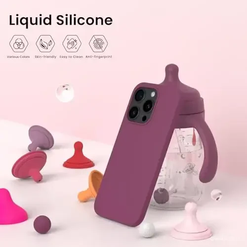 ORNARTO iPhone 15 Pro Case 6.1