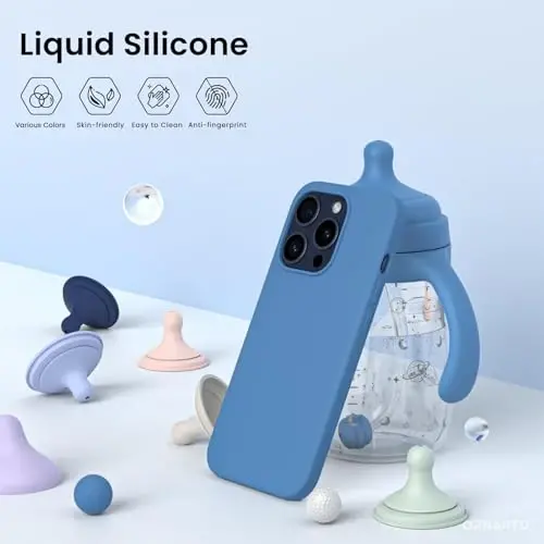 ORNARTO iPhone 15 Pro Case 6.1