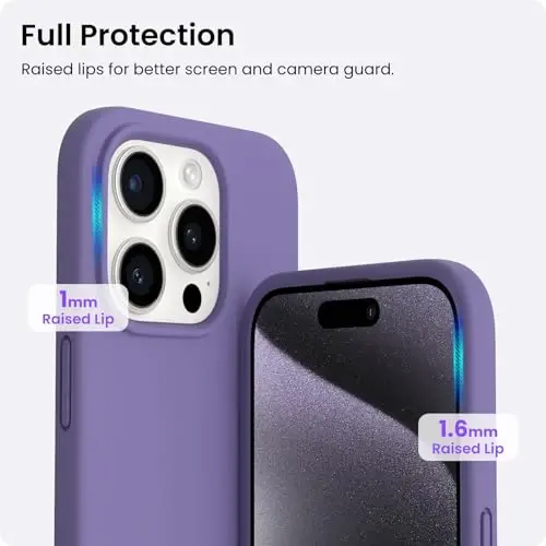 ORNARTO Compatible with iPhone 15 Pro Case 6.1