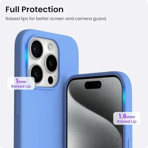 ORNARTO Compatible with iPhone 15 Pro Case 6.1