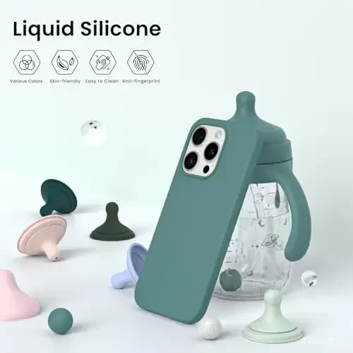 ORNARTO Совместимый с iPhone 15 Pro чехол 6.1