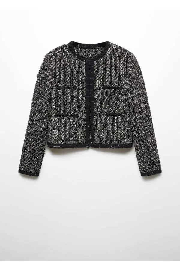 Ornate tweed blazer - 3