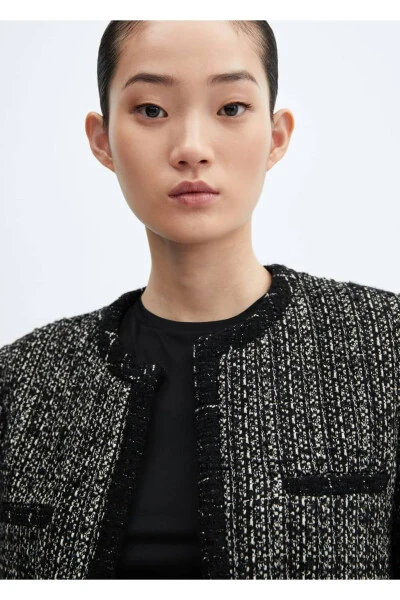 Ornate tweed blazer - 5