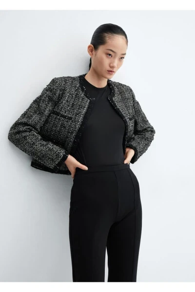 Ornate tweed blazer - 6