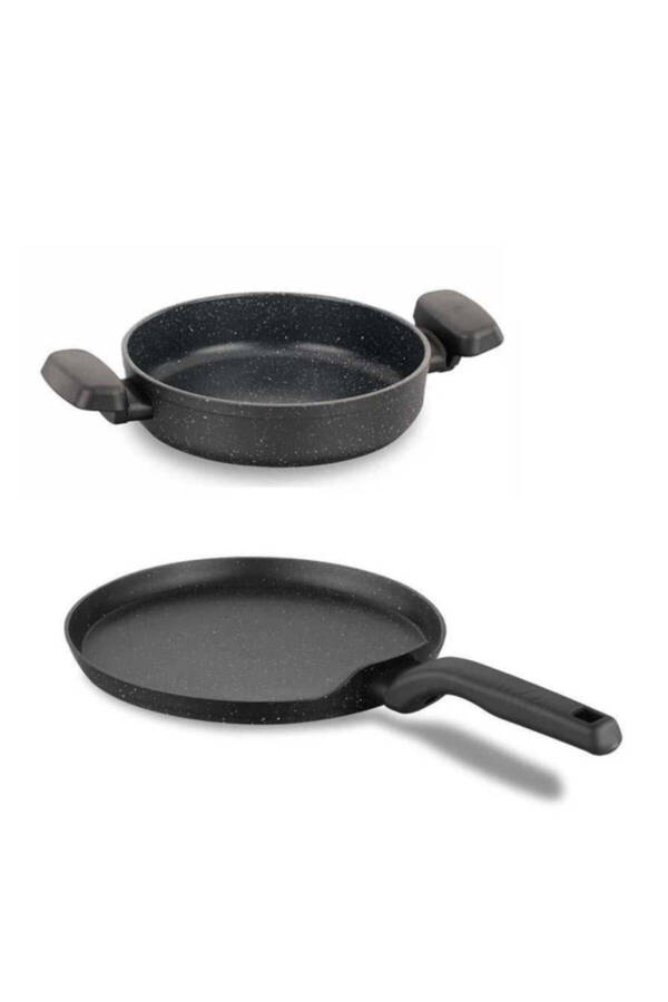 Ornella 26 Cm Krep Tava Ve 20 Cm Yumurta Sahanı - 1