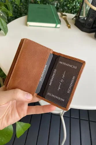 Orsa – Hakiki Deri Minimalist Kartlık Taba Slim Cüzdan, Kartvizitlik-Taba - 3