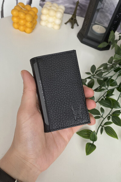 Orsa – Haqiqi Teri Minimalistik Kartacha Siyah Super Slim Hajyon, Vizitka - 8