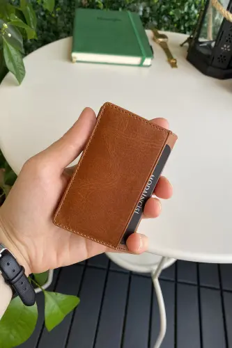 Orsa – Haqiqiy Teri Minimalist Kartlik Taba Slim Hamyon, Kartvizitlik-Taba - 4