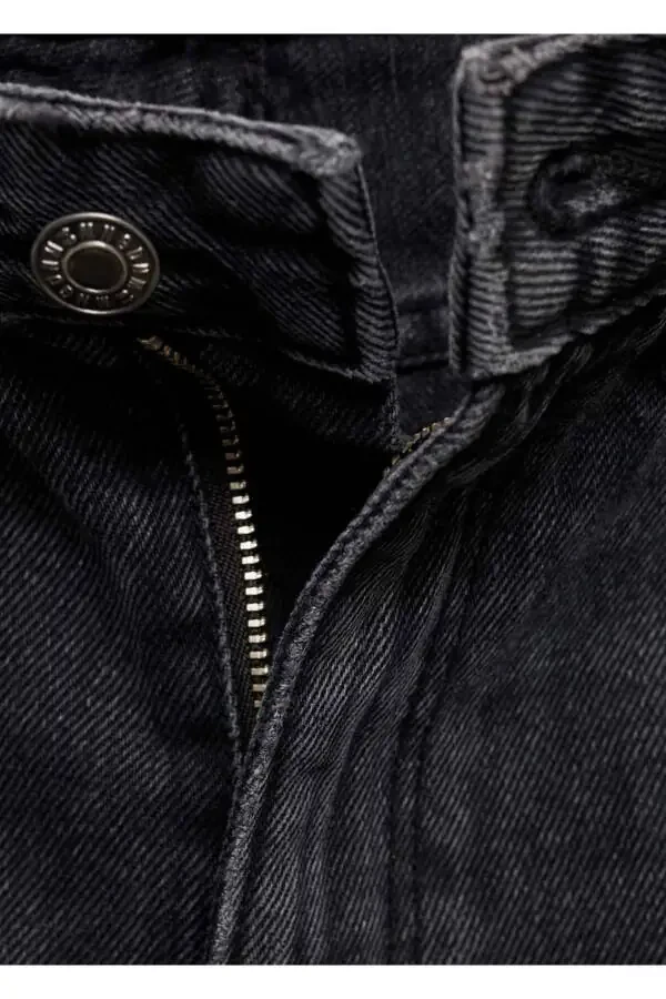 Orta Bel Düz Kesim Jean - 6