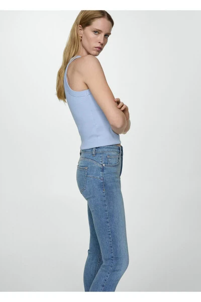 O'rta Denim Rangli Ayollar Jinsi 67104401 - 3