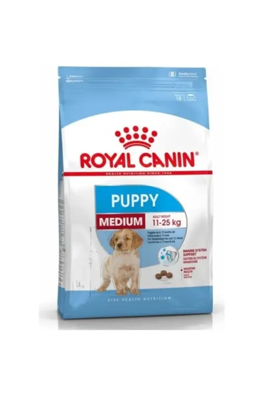 O'rta zotli kuchuklar uchun Medium Puppy 15 kg it oziq-ovqati - ROYAL CANIN
