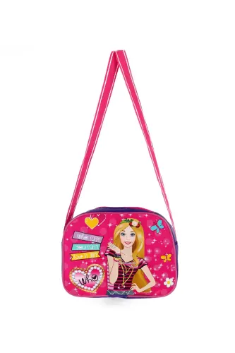 Ortaokul İlkokul Çantası ve Beslenme Çantası 3 Cepli Pedli Mor-Mor - 5