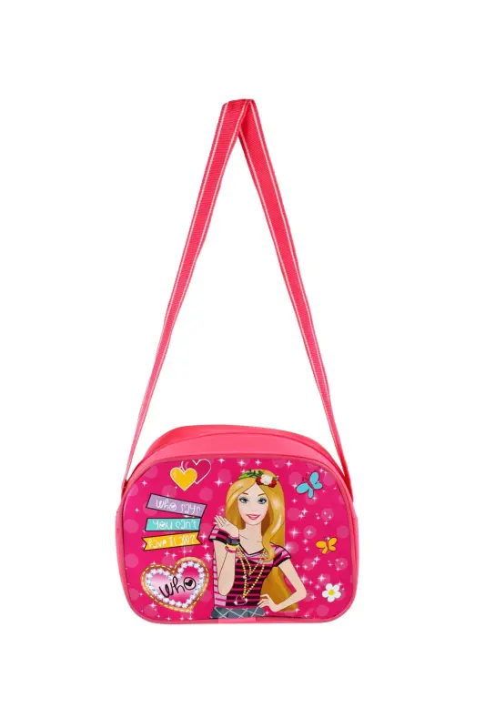 Ortaokul İlkokul Çantası ve Beslenme Çantası 3 Cepli Pedli Pembe-Pembe - 6