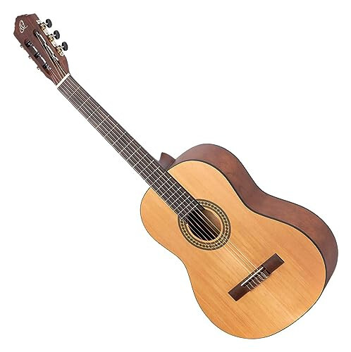 Ortega Guitars 6 String Student Series chap qoʻl uchun hajmli toʻliq nylon klassik gitara (RSTC5M-L) - 1