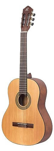 Ortega Guitars 6 String Student Series chap qoʻl uchun hajmli toʻliq nylon klassik gitara (RSTC5M-L) - 2